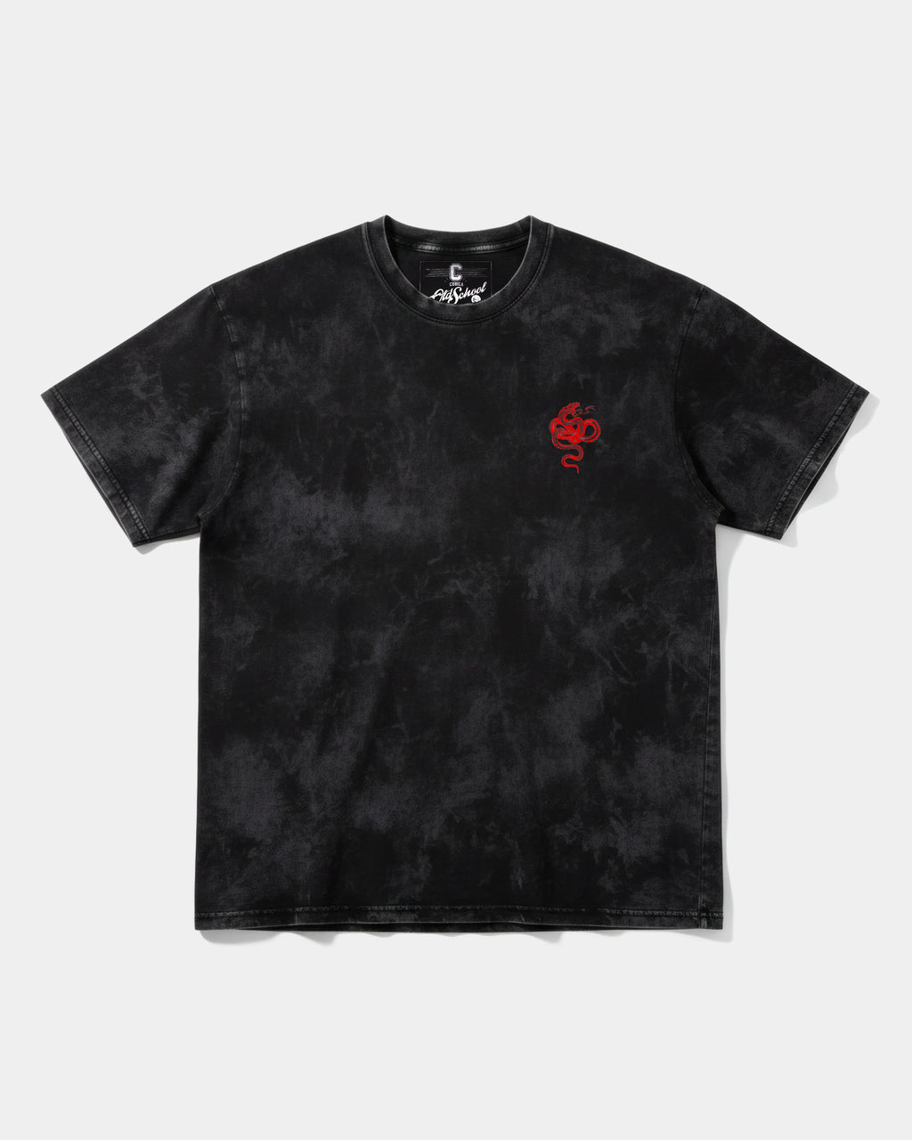 Camiseta Cubica Snake Pocket Espalda Oversize Acid