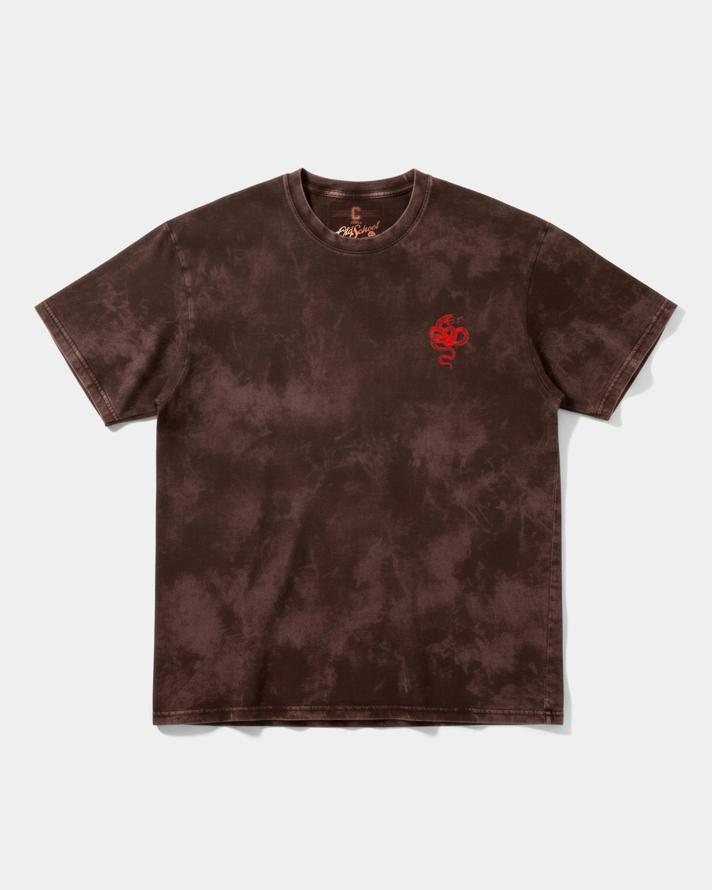 Camiseta Cubica Snake Pocket Espalda Oversize Acid