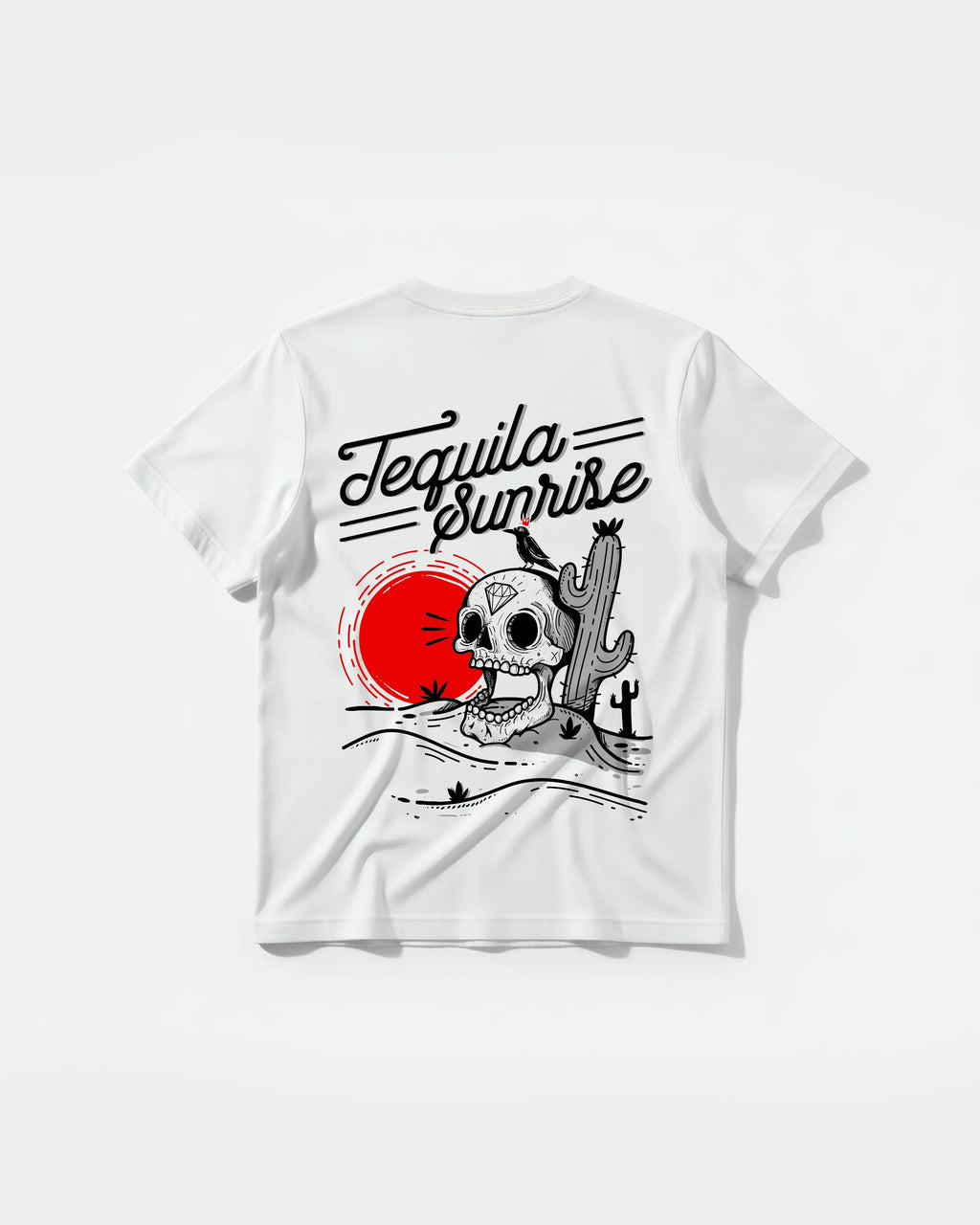 Camiseta Tequila Sunrise Pocket Espalda Regular Basic