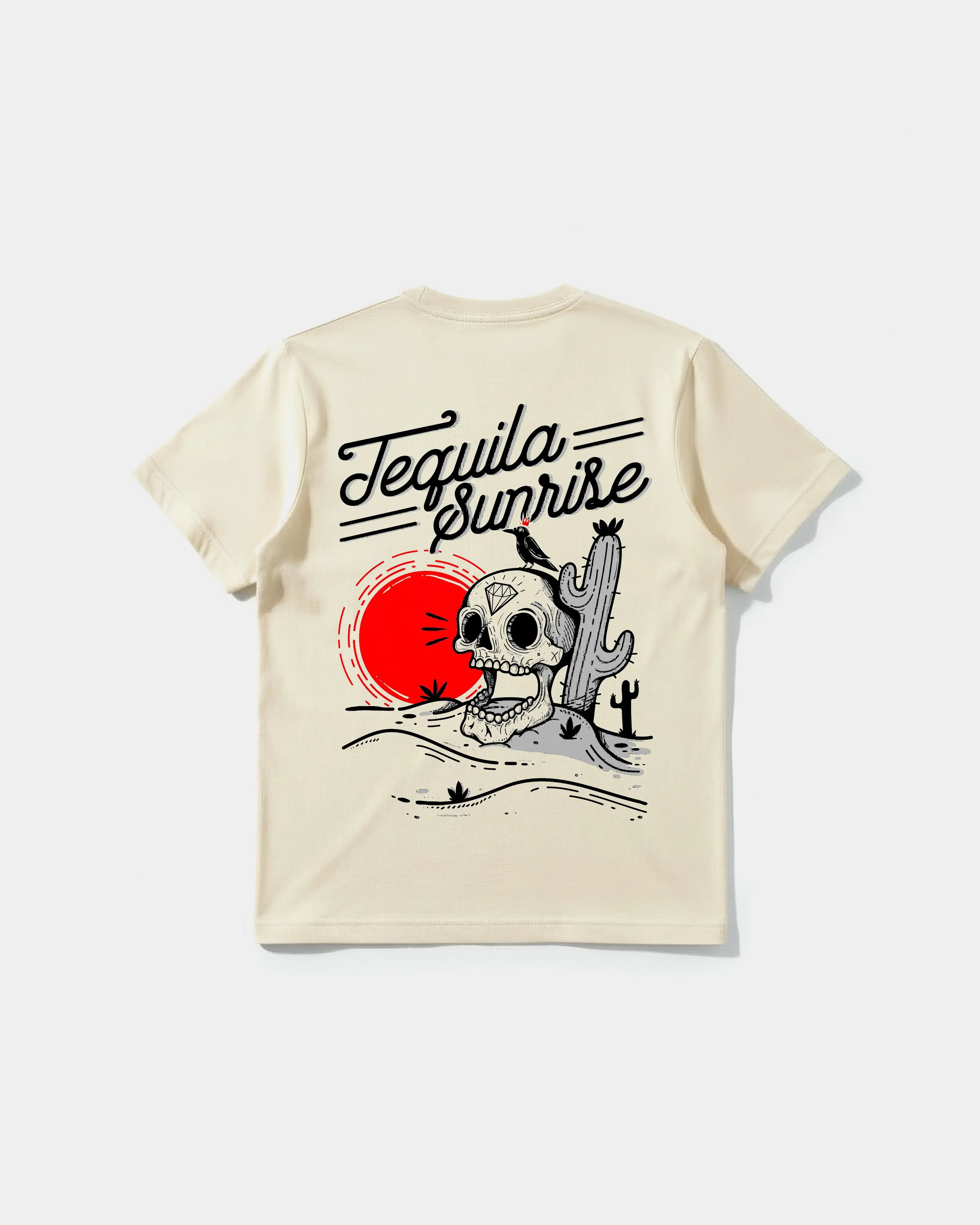 Camiseta Tequila Sunrise Pocket Espalda Regular Basic
